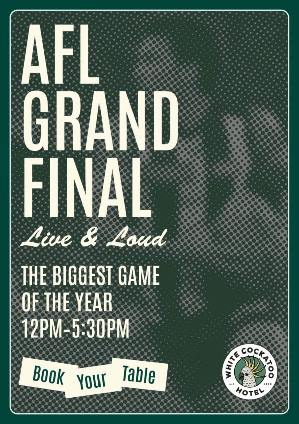 White Cockatoo Hotel AFL Grand Final 2026